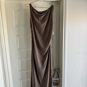 Wild Fable Brown Midi Dress